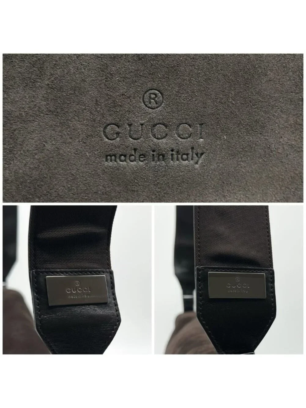 Gucci Rare Era Suede Archive Vintage Shoulder